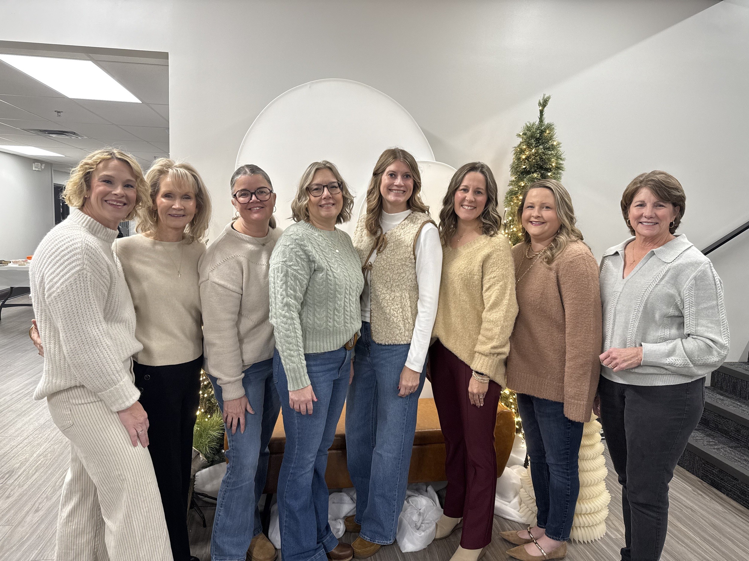 Woven leaders gathered together at the Christmas gathering at Hope Church